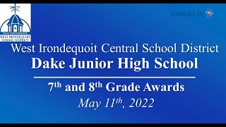 Dake 7th and 8th Grade Awards Ceremony