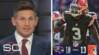 Browns are leading AFC North - ESPN react to Browns take down Ravens with a last-second field goal