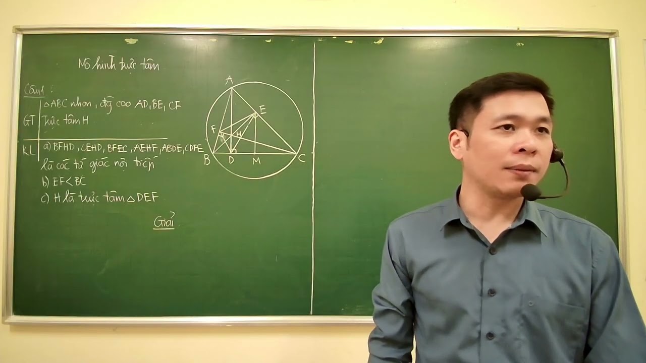 Toán 9 - Mô hình trực tâm 1