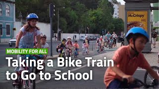 How did a bike train become a city policy? | Lisbon's Bike Train Programme
