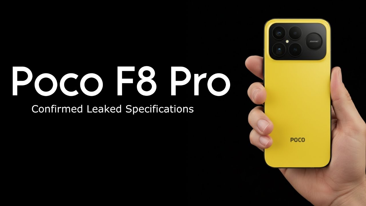 Poco F8 Pro Confirmed Leaked Specifications 🔥🔥🔥