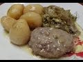 Recipe For One Pot / Pan / Dish with Hamburger Steak,  Potatoes and Green Beans