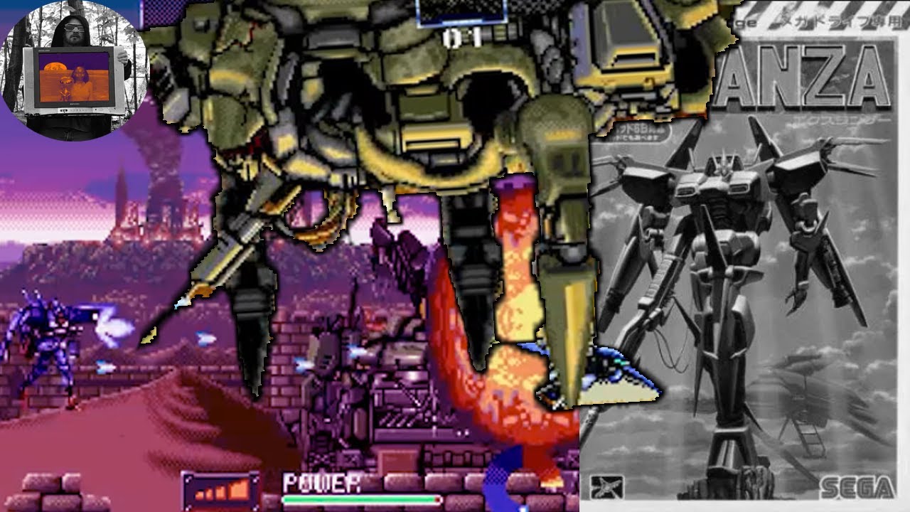 Ex-Ranza (1993/MegaDrive)[ENG/JAP] INTRO + GAMEPLAY - Ranger-X エクスランザー 