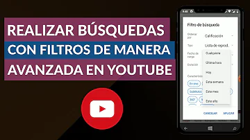 ¿Se pueden filtrar las búsquedas en YouTube?