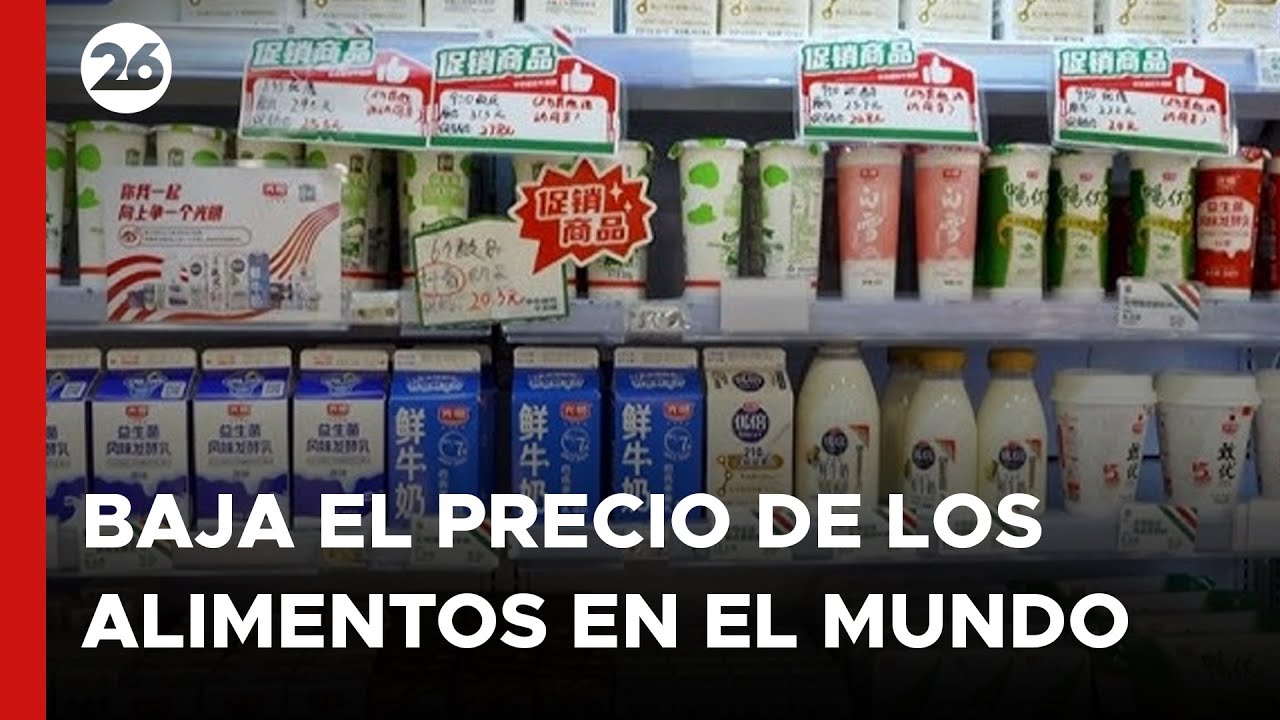 Los precios mundiales de los alimentos bajaron un 2% en 2024