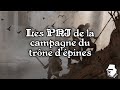 Les PNJ de la campagne du trône d'épines