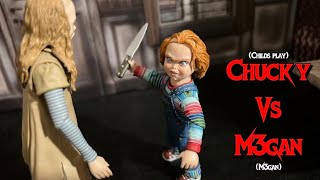 Chucky (Childs Play) Vs M3GAN (M3GAN) || Stop Motion