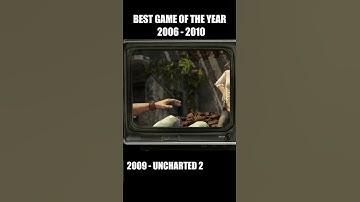 Best GAME OF THE YEAR According to Metacritic  2006 - 2010