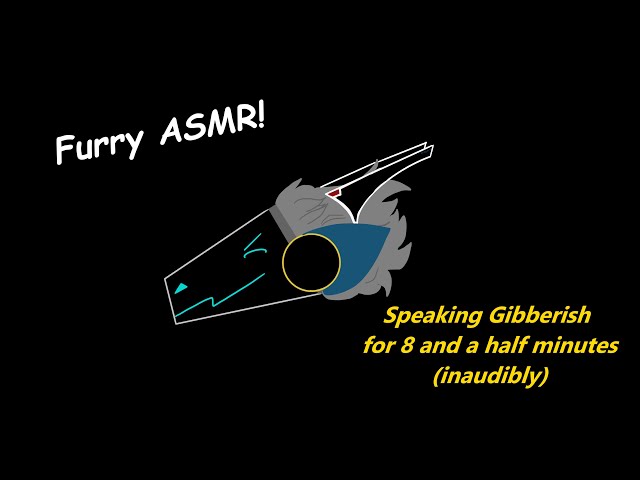 [Furry ASMR] Protogen Speaks Gibberish for 8 minutes