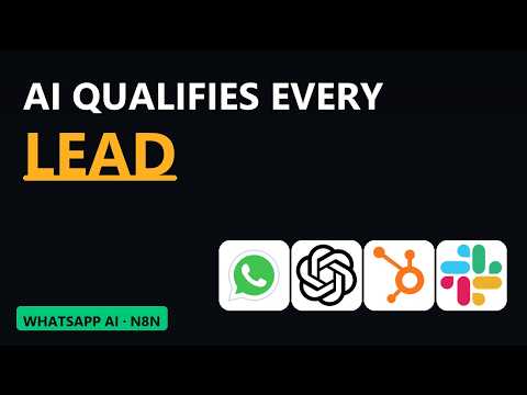 WhatsApp Lead Generation Automation: AI Qualifies Every Lead (n8n)