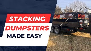 How to Nest Dumpsters- Stacking Texas Pride dumpsters on Top of Each Other