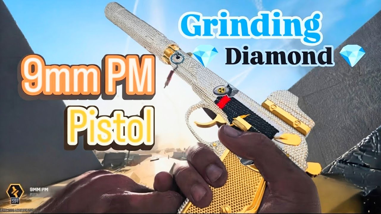 9mm PM Pistol 💎Diamond💎 Camo grinding