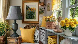 Cottagecore Spring Decor! 25 Yellow & Grey Vintage Finds for a Tiny Home screenshot 3