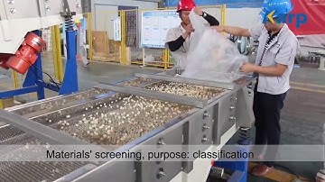 Rectangular vibrating screen