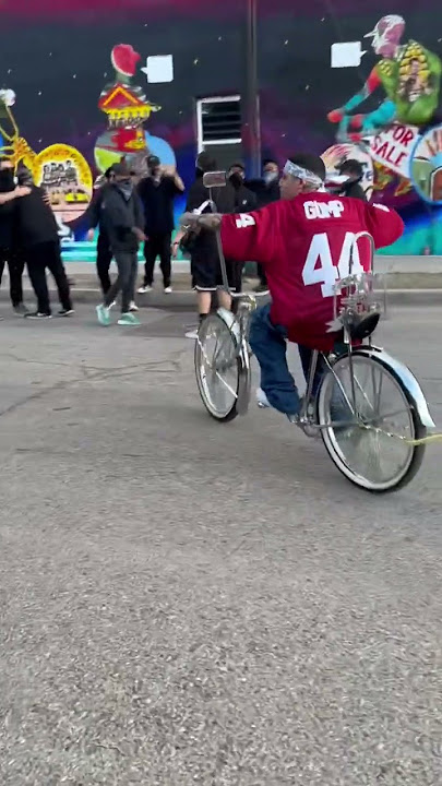 Santa Fe Klan uses our low rider bikes for his music video #Vuelo #473 #santafeklan in the #505 ￼