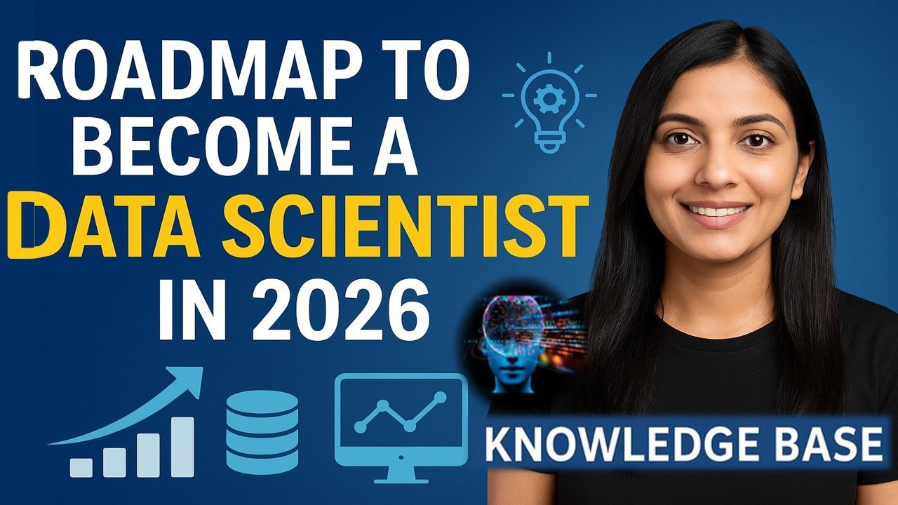 Roadmap to Become a Data Scientist in 2026 | Complete Step-by-Step Guide for Beginners