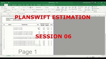 Estimation Using Planswift #Foundation2Finishes | Session 06 | WoWAttique