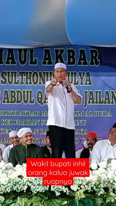 WAKIL BUPATI INHIL ORANG KALUA JUWAK RUPANYA #KALUA #shorts  #INHIL