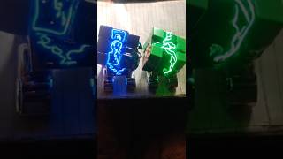 cube in color Indiana flega and Al Robort green and blue