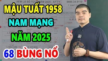 Tử Vi Tuổi Mậu Tuất 1958 Nam mạng Năm 2025 Đến Thời GẶP MAY ĐỔI ĐỜI, Tiền Không Thiếu
