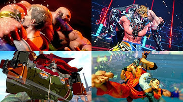 Pro Wrestling Super Moves in Fighting Games Compilation