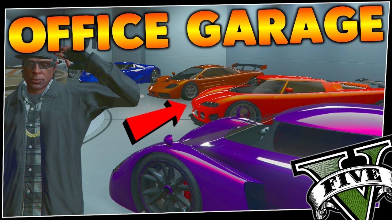 3FLOOR OFFICE GARAGE TOUR Awesome Vehicle Paint jobs [GTA 5 Online