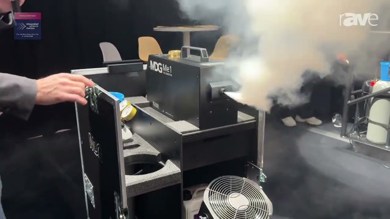 ISE 2026: MDG Fog Generators Shows Off MDG Me1 High Output Fog Generator