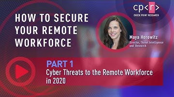 Part #1 Trailer: Cyber Threats to the Remote Workforce in 2020
