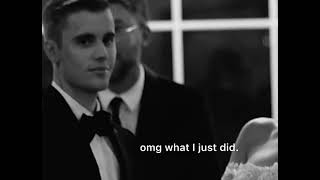 see Justin Bieber's face at his wedding! #shorts