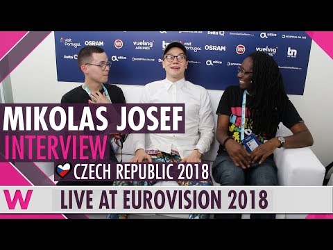 Mikolas Josef (Czech Republic) interview @ Eurovision 2018  | wiwibloggs