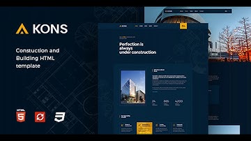 Kons - Construction and Building Template | Themeforest Website Templates and Themes