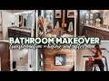 BATHROOM MAKEOVER TRANSFORMATION + before & after