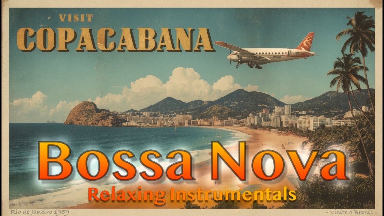 Calm Vintage Studio Bossa Nova Jazz Instrumentals – Copacabana Postcard for Focus & Work