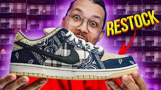 Travis Scott Nike SB RESTOCK Sneaker Release Update