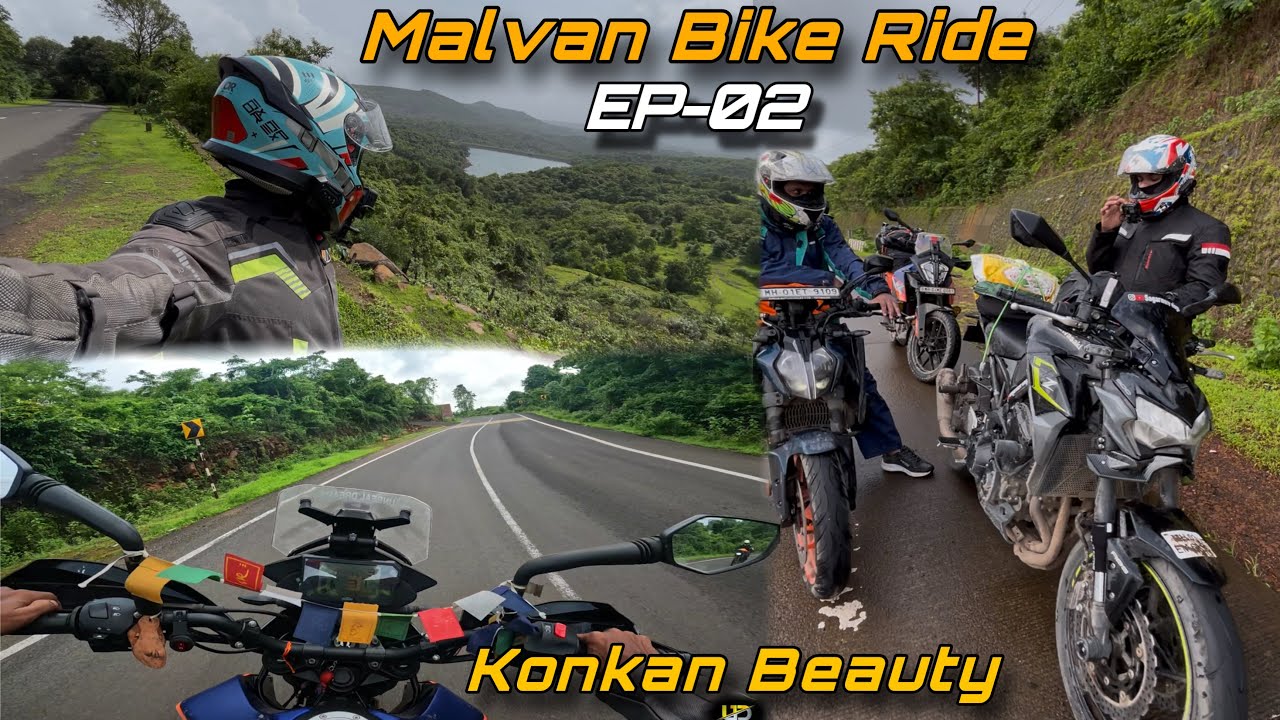 Mumbai To Malvan Bike Ride - कोकण राईड EP02 - Sangameshwar Road Condition - #unrealdreams 