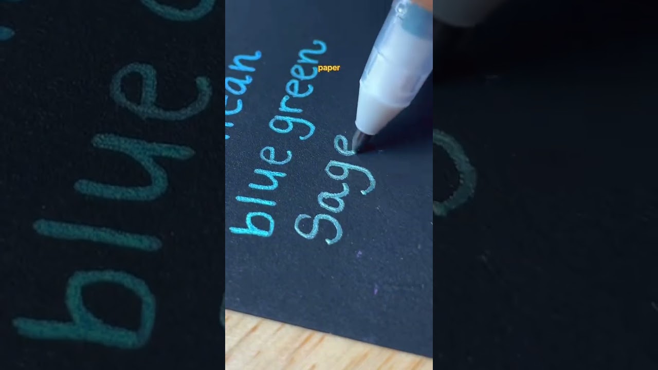 Пробую эти металлические ручки Gelly Roll от Sakura 