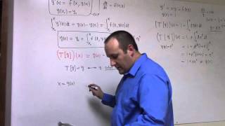Undergraduate Topology: April 1, existence theorem for ODEs