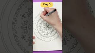 Day 3: How to Draw a MANDALA - 30 Days of Creativity with Johanna Basford #30daysofcreativity screenshot 4