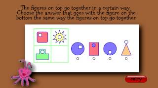 Interactive Practice Question for NNAT  Second Grade Level