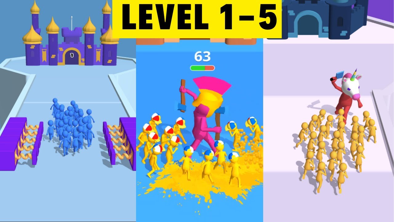 Join Clash 3D Level 1 2 3 4 5