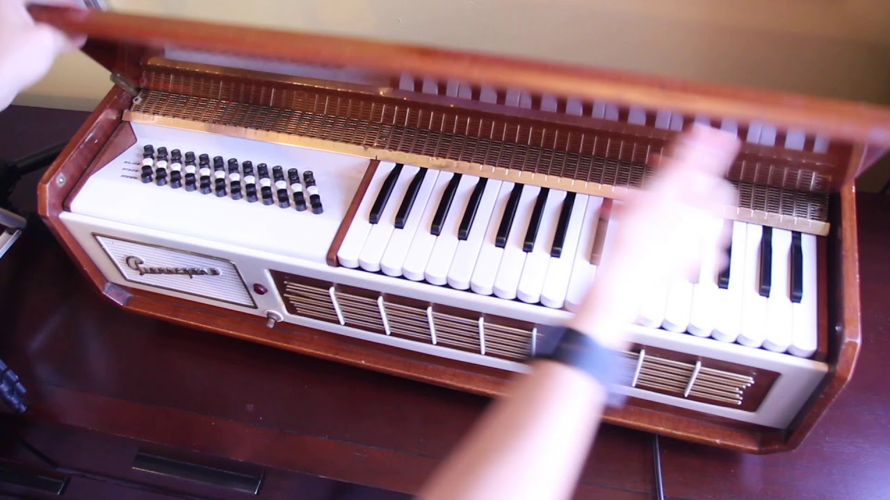 farfisa professional piano Pianorgan Demo and Inside