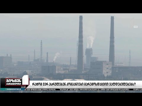 რატომ ვერ ასრულებენ კომპანიები გარემოსდაცვით ვალდებულებებს?