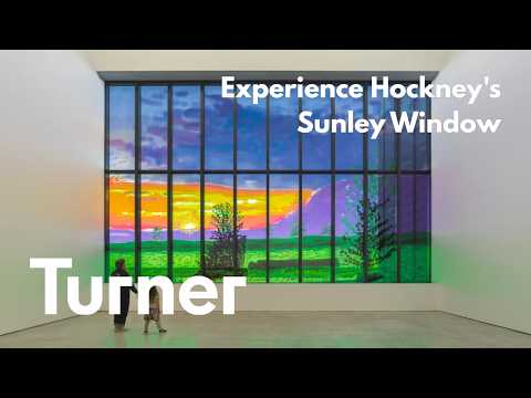 David Hockney's Breathtaking Sunrise Window Painting | Turner