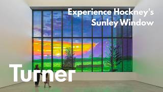 David Hockney's Breathtaking Sunrise Window Painting | Turner