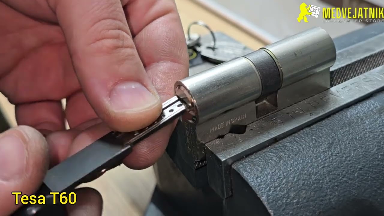 Tesa T60 самоимпресия для Испанских цилиндров Medvejatnik.com.ua