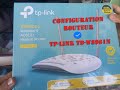 Configuration Routeur TP-LINK TD-W8961N طريقة ضبط اعدادات الروتر