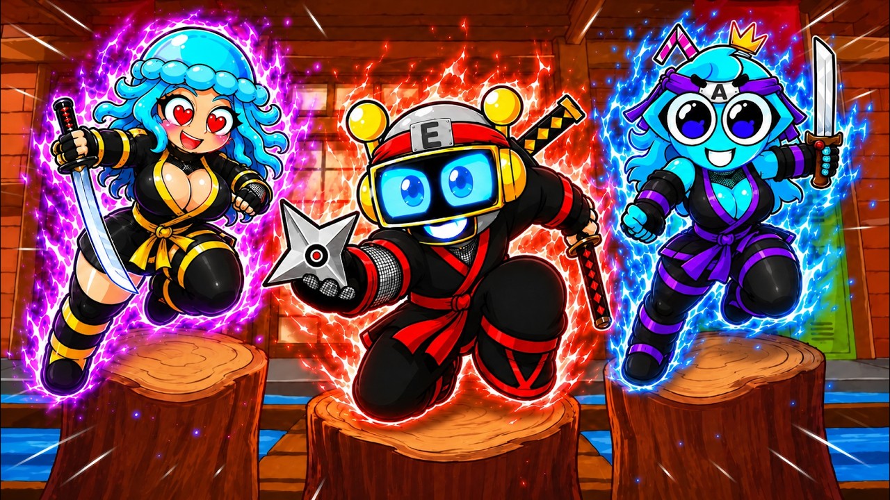 Este es mi PRIMER DIA en la ESCUELA NINJA⚔️ en ROBLOX!🥷😱