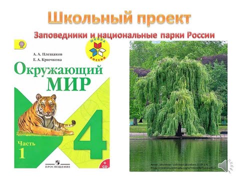 Заповедники и национальные парки России, школьный проект по окружающему миру 4 класс
