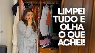 Tirei Tudo Do Guarda-Roupa E Descobri Isso