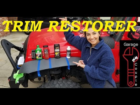 What Is The Best Automotive Trim Restorer